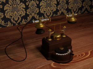retrophone 3D 모델