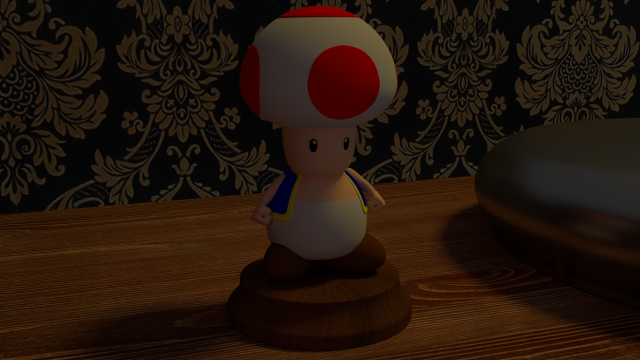 mushroom from mario 3Dモデル .c4d .max .obj .3ds .fbx .stl .blend 