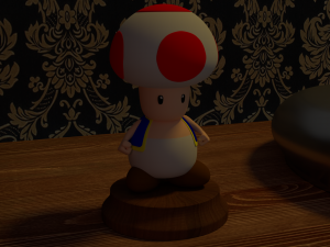 mushroom from mario 3D Model