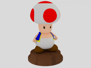 mushroom from mario 3Dモデル