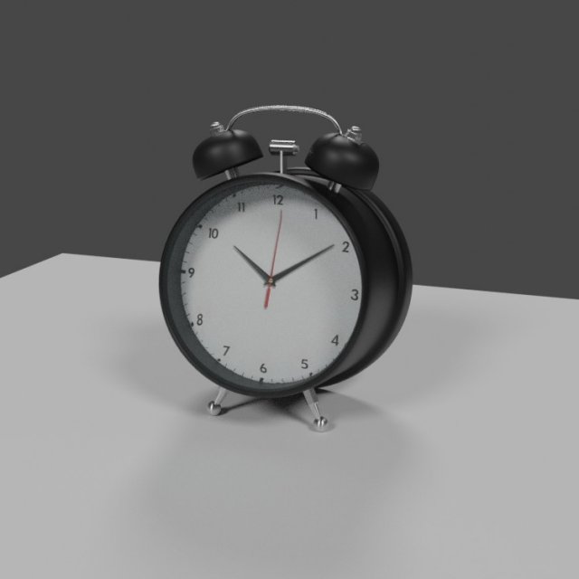 clock 3D 模型 .c4d .max .obj .3ds .fbx .stl .blend 