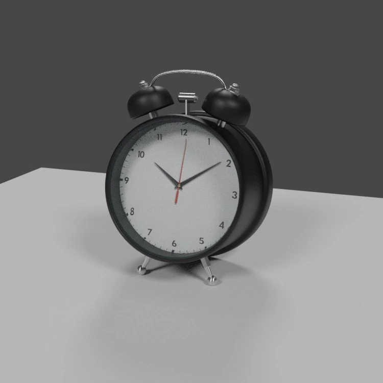clock 3D Model .c4d .max .obj .3ds .fbx .stl .blend