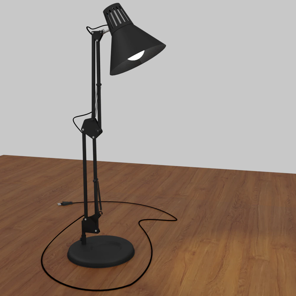 table lamp 3D Model .c4d .max .obj .3ds .fbx .stl .blend