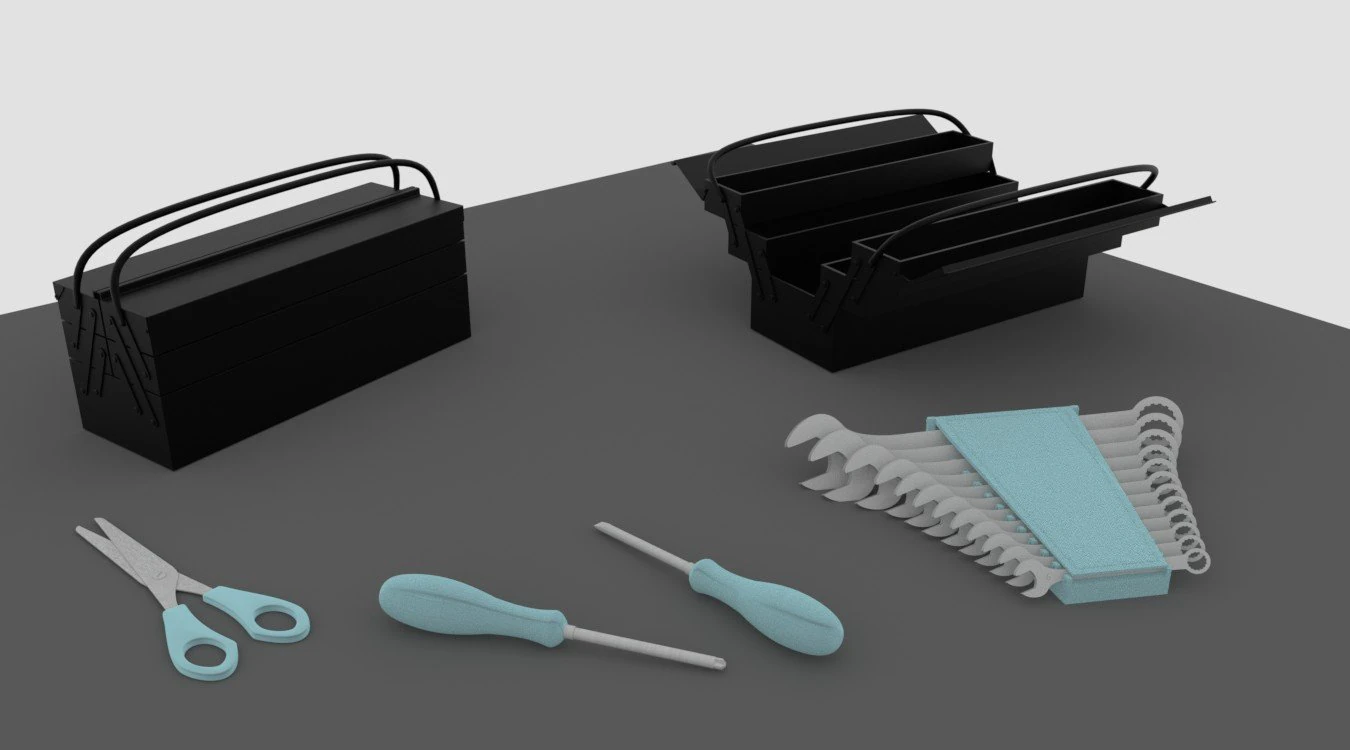 tools 3D Model .c4d .max .obj .3ds .fbx .stl .blend 
