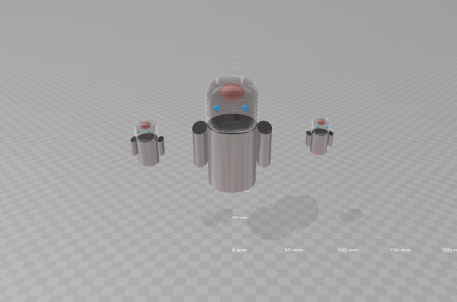 group of robots 3D Модель .c4d .max .obj .3ds .fbx .stl .blend 