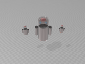 group of robots 3D Model