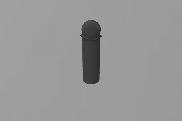 bollard 3D Modell .c4d .max .obj .3ds .fbx .stl .blend