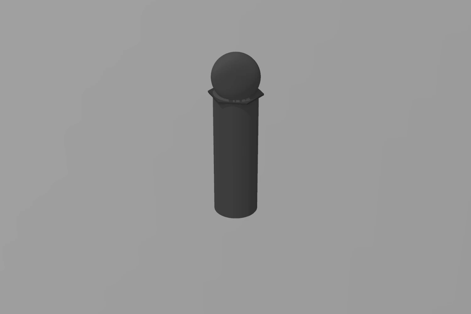 bollard 3D Model .c4d .max .obj .3ds .fbx .stl .blend 
