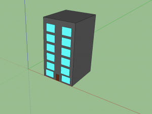 simple building 3D Model
