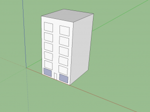 simple building 3D Model