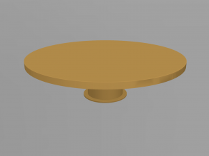 round table 3D Model