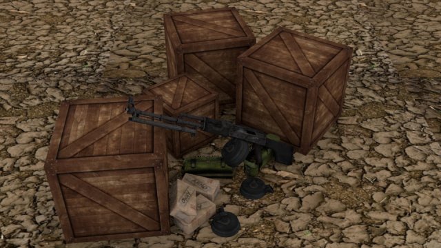 machine rpk-74m 3D Model .c4d .max .obj .3ds .fbx .stl .blend 