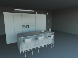 kitchen boserie 3D Model