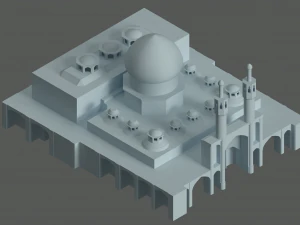 tomba del wakil al-molk Modello 3D