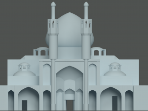 tomb of the wakil al-molk Modelo 3D