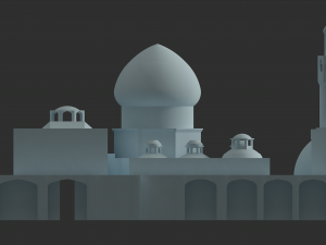 tomb of the wakil al-molk Modelo 3D