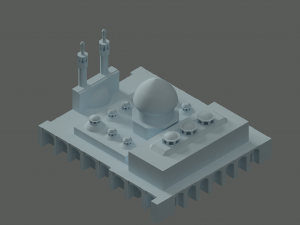 tomb of the wakil al-molk Modelo 3D