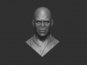Lord voldemort bust 3D-printmodel