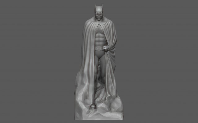 Batman monument 3D Baskı Modeli .c4d .max .obj .3ds .fbx .stl .blend 