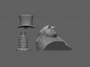 Penguin from batman 3D Print Model