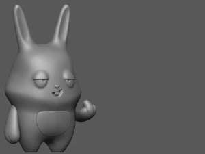 Bad rabbit 3D Print Model