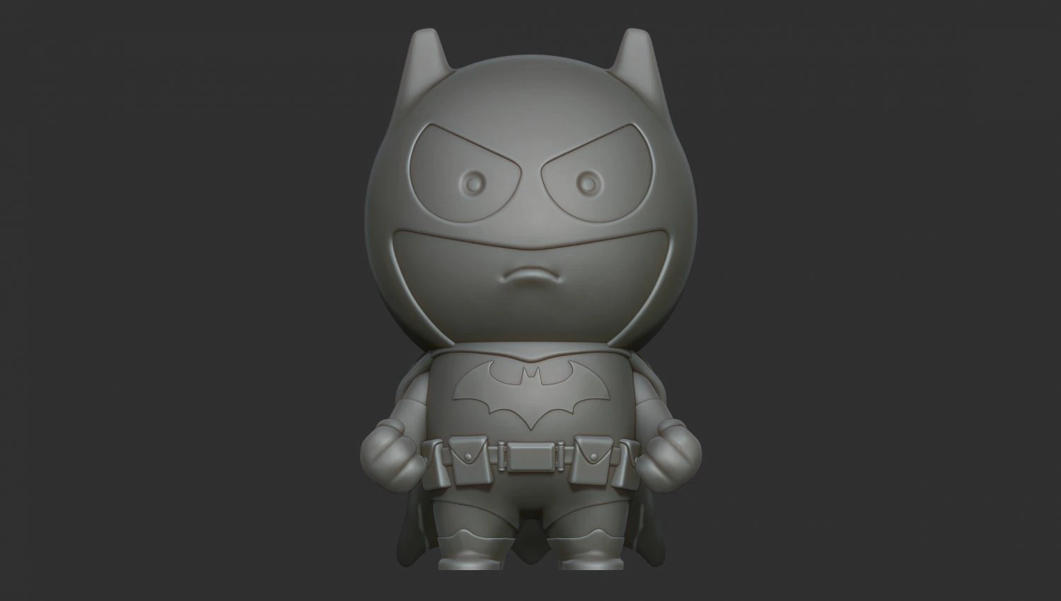 Batman mini 3D Print Model .c4d .max .obj .3ds .fbx .stl .blend