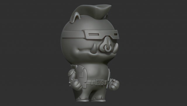 Bebop mini Modèles 3D en vedette .c4d .max .obj .3ds .fbx .stl .blend 