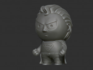 Superman mini 3D-printmodel