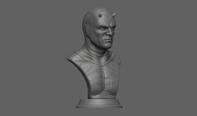 Daredevil Modelo de Impressão 3D .c4d .max .obj .3ds .fbx .stl .blend