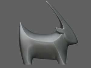 Goat figurine 3D 打印模型