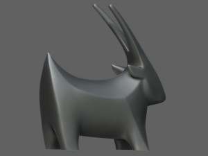Goat figurine 3D 打印模型
