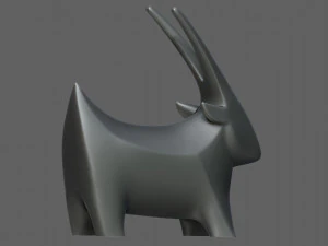 Goat figurine 3D Print Model