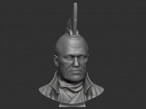 Yondu udonta bust 3D-printmodel