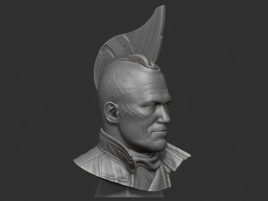 Yondu udonta bust Modèles 3D en vedette