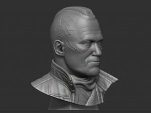 Yondu udonta bust Modèles 3D en vedette