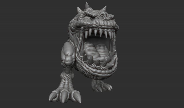 Squig herder 3D Print Model .c4d .max .obj .3ds .fbx .stl .blend 