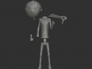 Jason from friday the 13th 3D-printmodel