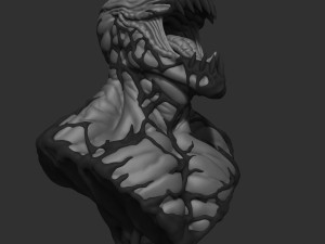 Carnage bust 3D-printmodel