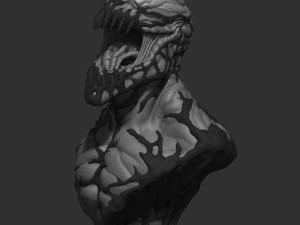 Carnage bust 3D Print Model