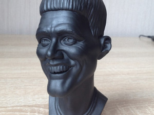 Caricature of jim carrey 3D प्रिंट मॉडल