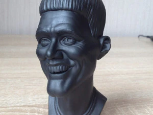 Caricature of jim carrey 3D Print Model