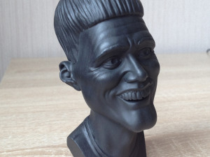 Caricature of jim carrey 3D प्रिंट मॉडल