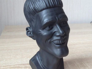 Caricature of jim carrey 3D Print Model