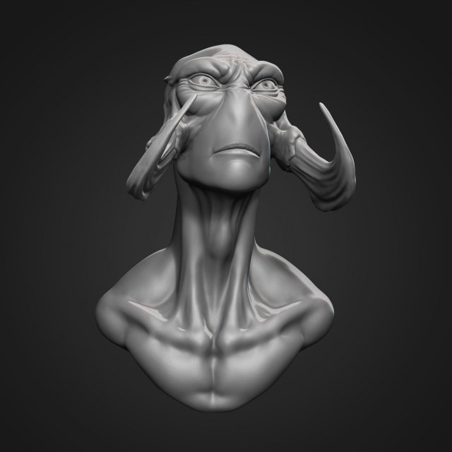 Thark from john carter 3D Принт Модель .c4d .max .obj .3ds .fbx .stl .blend 