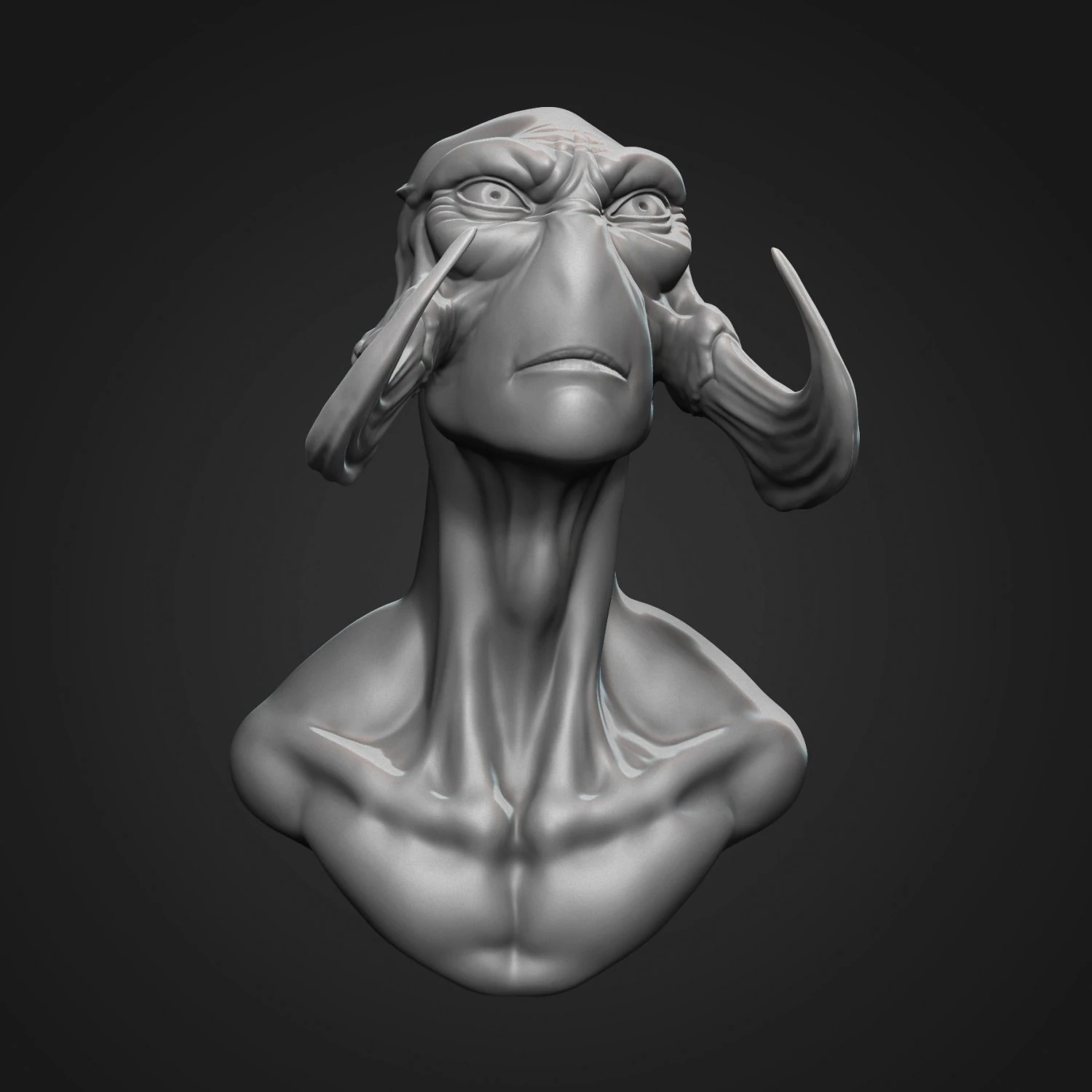 Thark from john carter 3D Print Model .c4d .max .obj .3ds .fbx .stl .blend 