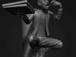 &Ouml;r&uuml;mcek adam mil morali 3D Baskı Modeli