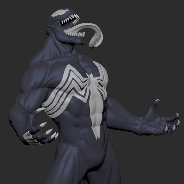 Anti Venom Figurine 3D model ready print – 3DModel Pro