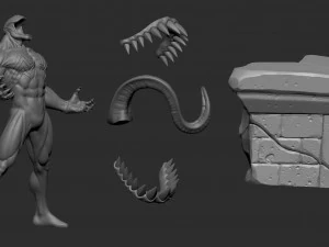Venom 3D Print Model