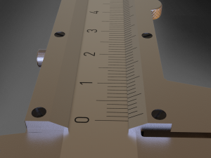vernier caliper 15cm 3D Model