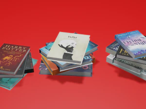 books 3D Model